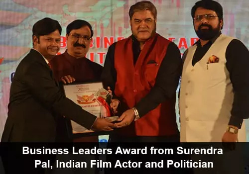 Business Leaders Award from Surendra Pal