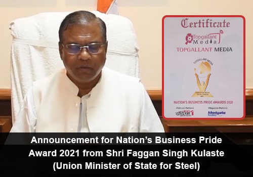 Nations Business Pride Award form Faggan Singh Kulaste